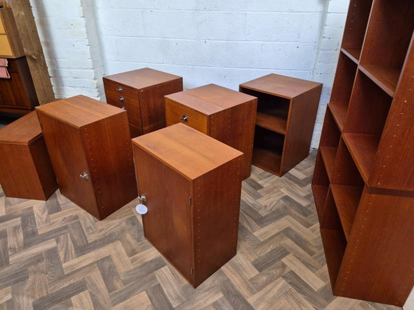 Vintage Mid-Century Finn Juhl For France & Son Danish Teak Modular Wall System