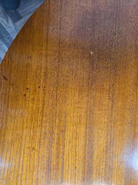 Vintage Mid-Century Oval Teak Dropleaf Gateleg Dining Table Scandi Retro