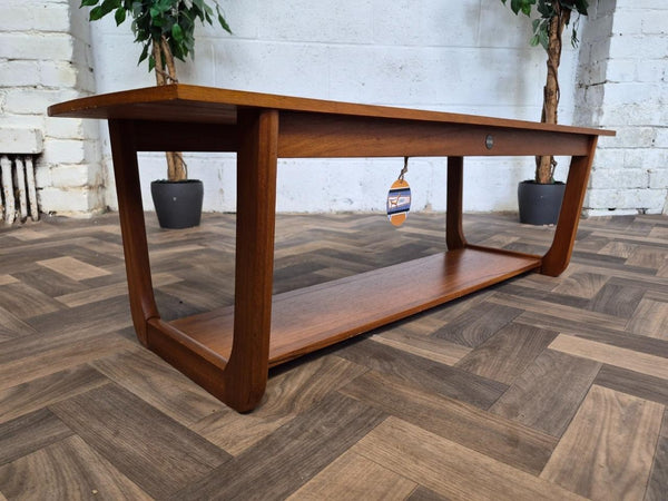 Vintage Mid-Century Myer Teak Coffee Table Scandi Retro Danish MCM