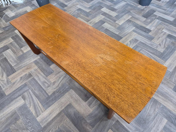 Vintage Mid-Century Myer Teak Coffee Table Scandi Retro Danish MCM