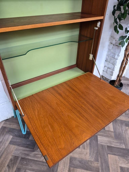 Vintage 70's G Plan Sierra Teak Hairpin Bookcase Cabinet Mid-Century Retro
