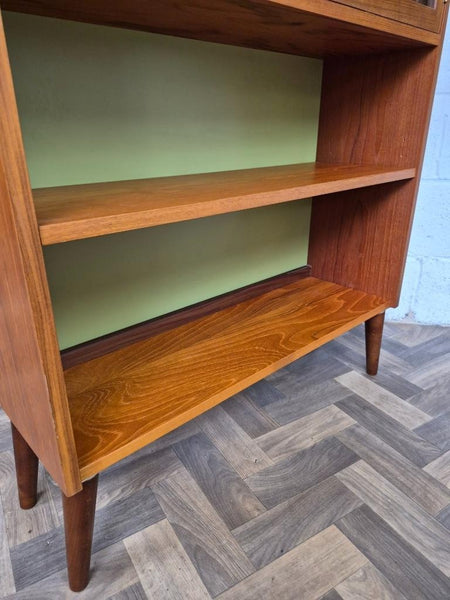 Vintage 70's G Plan Sierra Teak Glazed Bookcase Cabinet Mid-Century Retro