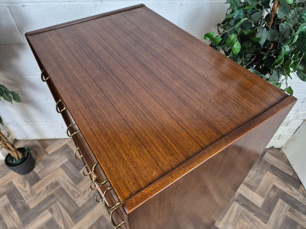 Vintage Mid-Century G Plan Librenza Tallboy Chest Of 7 Drawers Scandi Retro MCM
