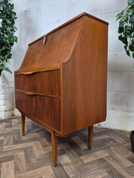 Vintage Mid-Century Sutcliffe Teak Bureau Home Office Desk Danish Scandi Retro