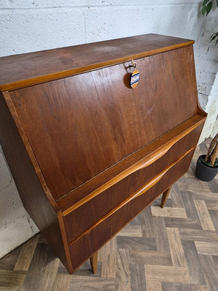 Vintage Mid-Century Sutcliffe Teak Bureau Home Office Desk Danish Scandi Retro