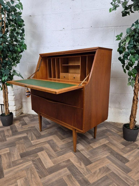 Vintage Mid-Century Sutcliffe Teak Bureau Home Office Desk Danish Scandi Retro