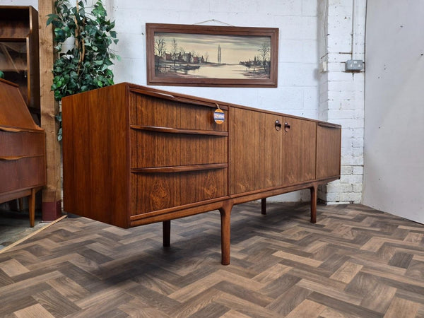 Vintage Mid-Century McIntosh Dunfermline Long Rosewood Sideboard Credenza MCM