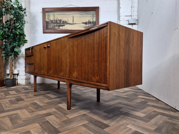 Vintage Mid-Century McIntosh Dunfermline Long Rosewood Sideboard Credenza MCM