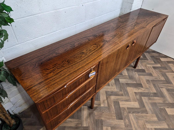 Vintage Mid-Century McIntosh Dunfermline Long Rosewood Sideboard Credenza MCM