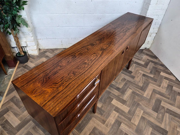 Vintage Mid-Century McIntosh Dunfermline Long Rosewood Sideboard Credenza MCM