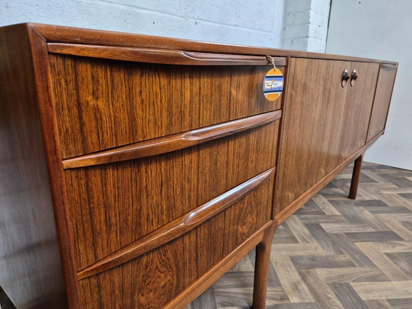 Vintage Mid-Century McIntosh Dunfermline Long Rosewood Sideboard Credenza MCM