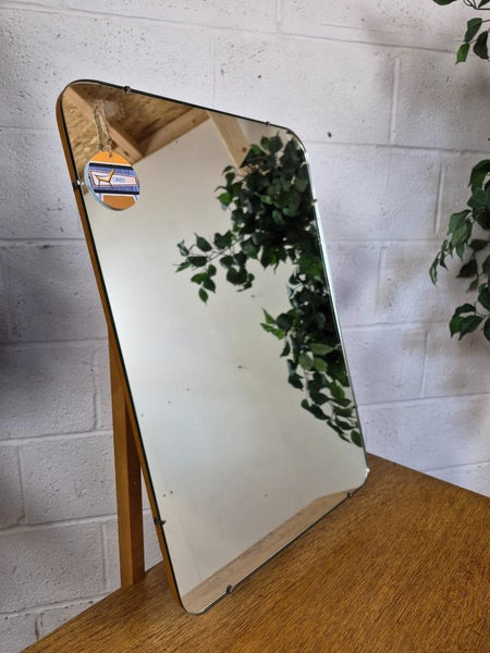Vintage Mid-Century Meredew Blonde Oak 3 Drawer Dressing Chest & Mirror Retro