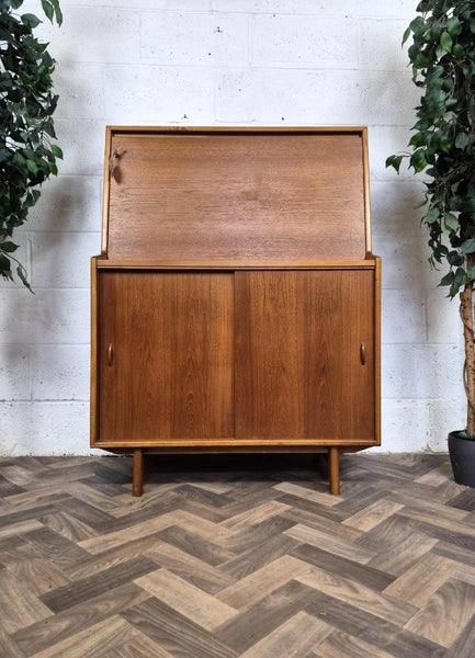 Vintage Mid-Century Herbert Gibbs Teak Bureau Home Office Desk Danish Scandi MCM