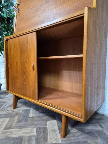 Vintage Mid-Century Herbert Gibbs Teak Bureau Home Office Desk Danish Scandi MCM