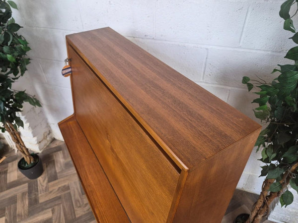 Vintage Mid-Century Herbert Gibbs Teak Bureau Home Office Desk Danish Scandi MCM
