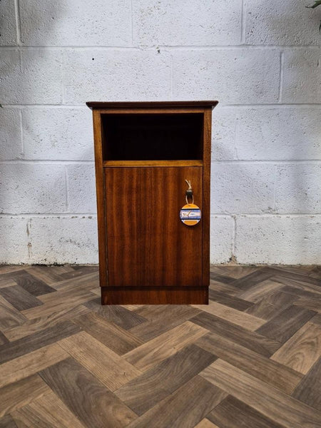 Single Vintage Mid-Century Teak Bedside Cabinet Scandi Retro MCM