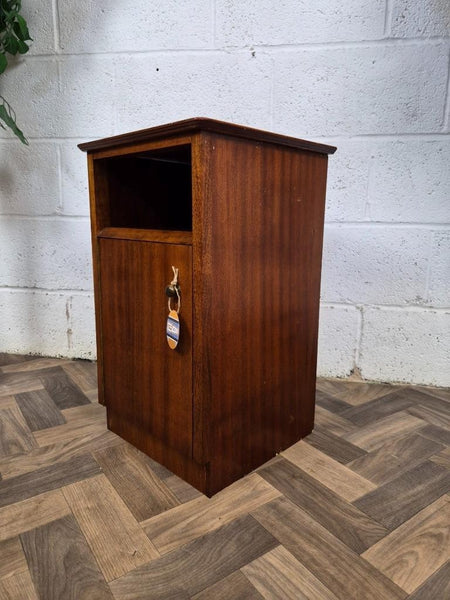 Single Vintage Mid-Century Teak Bedside Cabinet Scandi Retro MCM