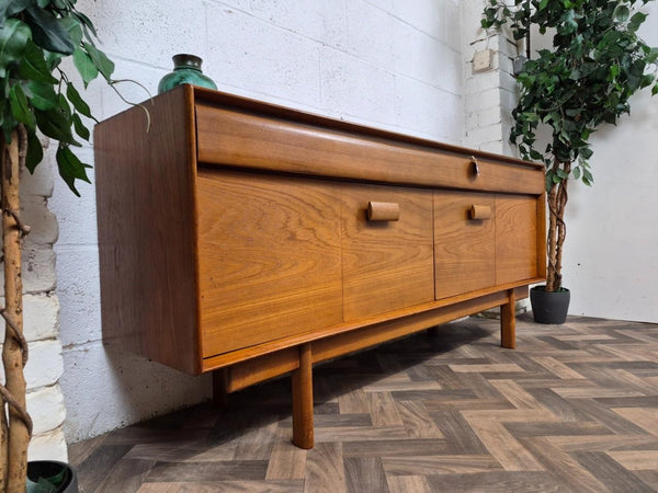 Vintage Mid-Century White & Newton Teak Sideboard Scandi Danish Retro MCM