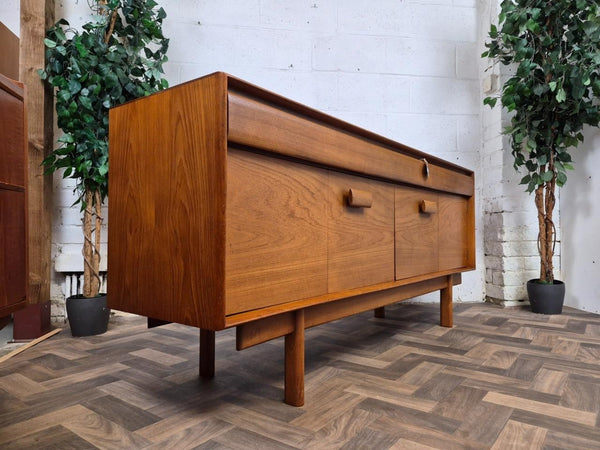 Vintage Mid-Century White & Newton Teak Sideboard Scandi Danish Retro MCM