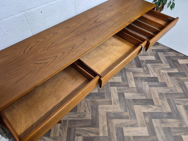Vintage Mid-Century White & Newton Teak Sideboard Scandi Danish Retro MCM