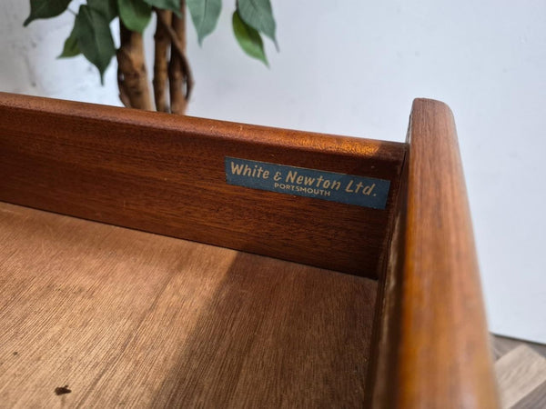 Vintage Mid-Century White & Newton Teak Sideboard Scandi Danish Retro MCM