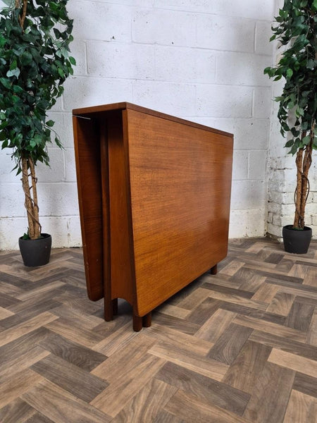 Vintage Mid-Century McIntosh Teak Dropleaf Gateleg Dining Table Retro Scandi MCM