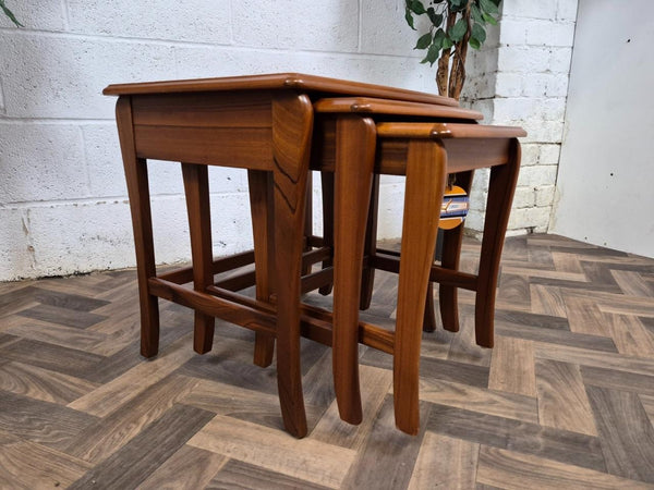 Vintage Mid-Century Sutcliffe Teak Nest Of Tables Danish Scandi Retro
