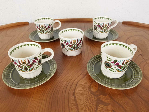Vintage 1960's Palissy Contessa Tea Set 9 Pieces